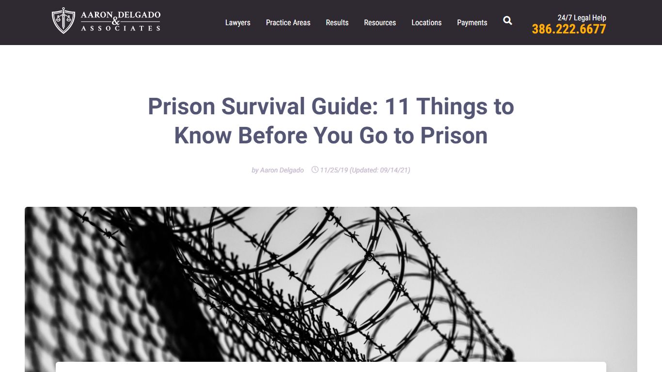 Prison Survival Guide: 11 Things to Know Before You Go to Prison